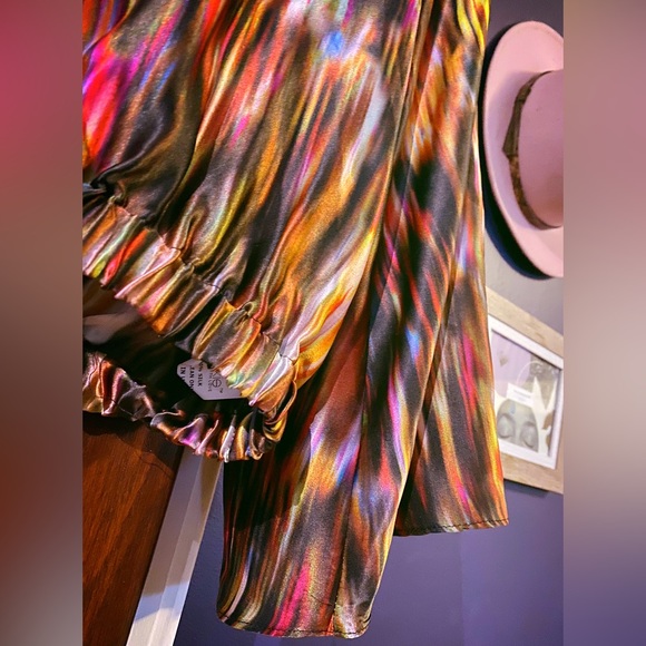 NWOT: ALEXIS Silk Boho Blouse (Retail $595) - Picture 6 of 7